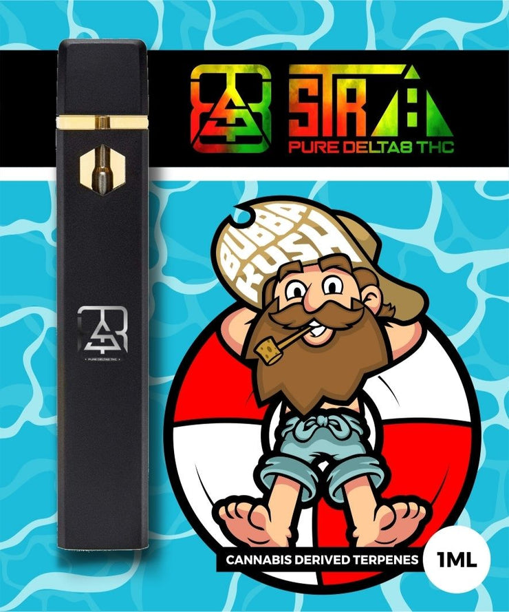 Delta-8 THC Disposable Bubba Kush Full Spectrum Indica Package